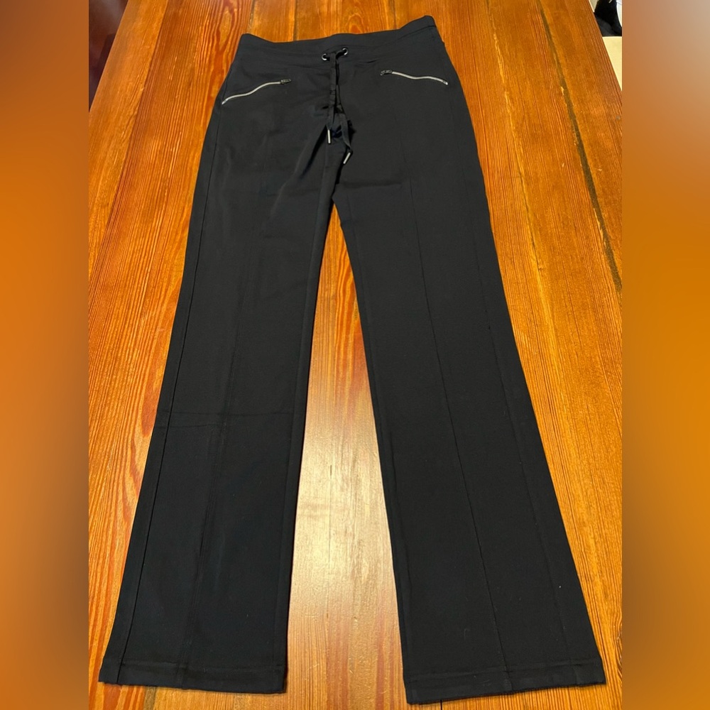 Athleta‎ Women's Metro Black Straight Drawstring Pants